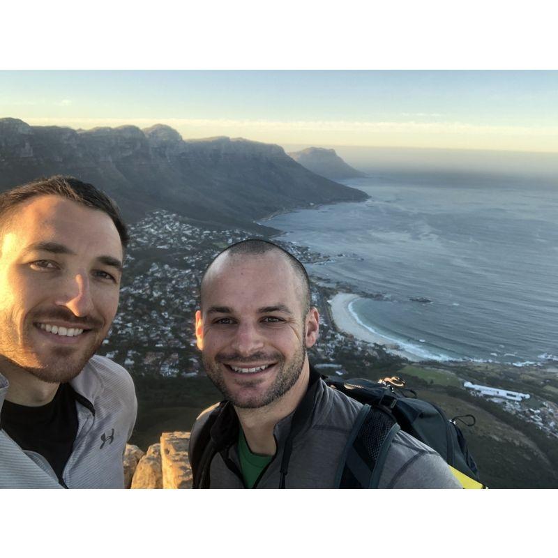 Cape Town, South Africa | Sunrise hike under a chorus of Andy’s complaints until the moment he realizes it was all worth it.