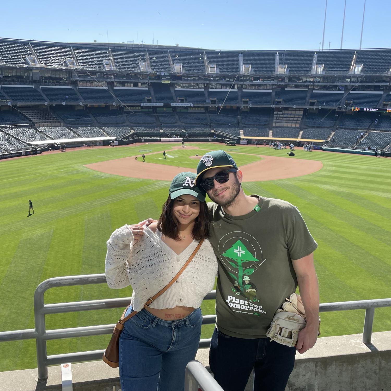 first of MANY baseball games together!