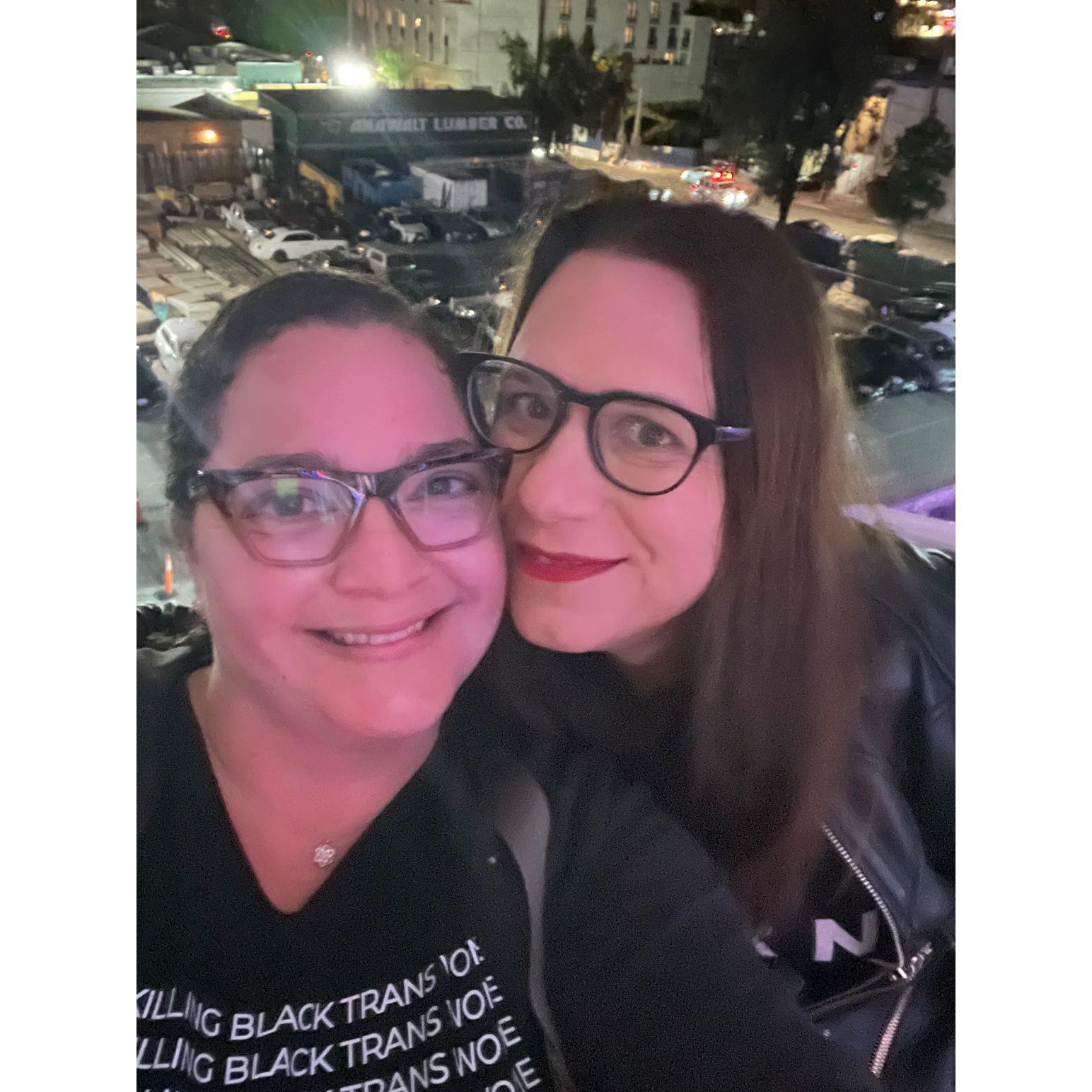 On the Ferris Wheel at Pride, West Hollywood - Jun 2022