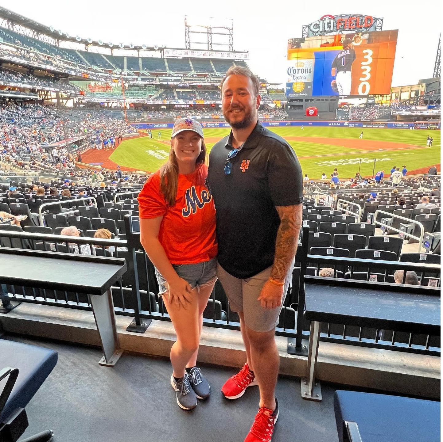 Met Game for Mama Lu's 60th birthday! We converted Devin into a Mets fan! September 2023