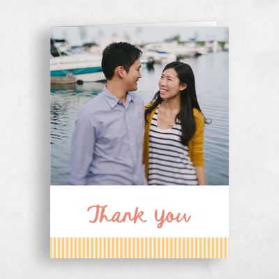 Honey, Yellow Wedding Thank You - Sole Photo