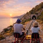 Railbiking in Greece
