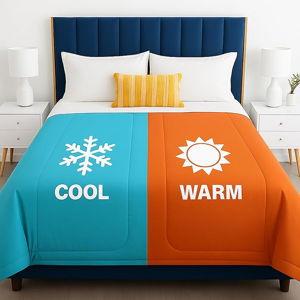 Grey, King Size, Dual Zone Comforter