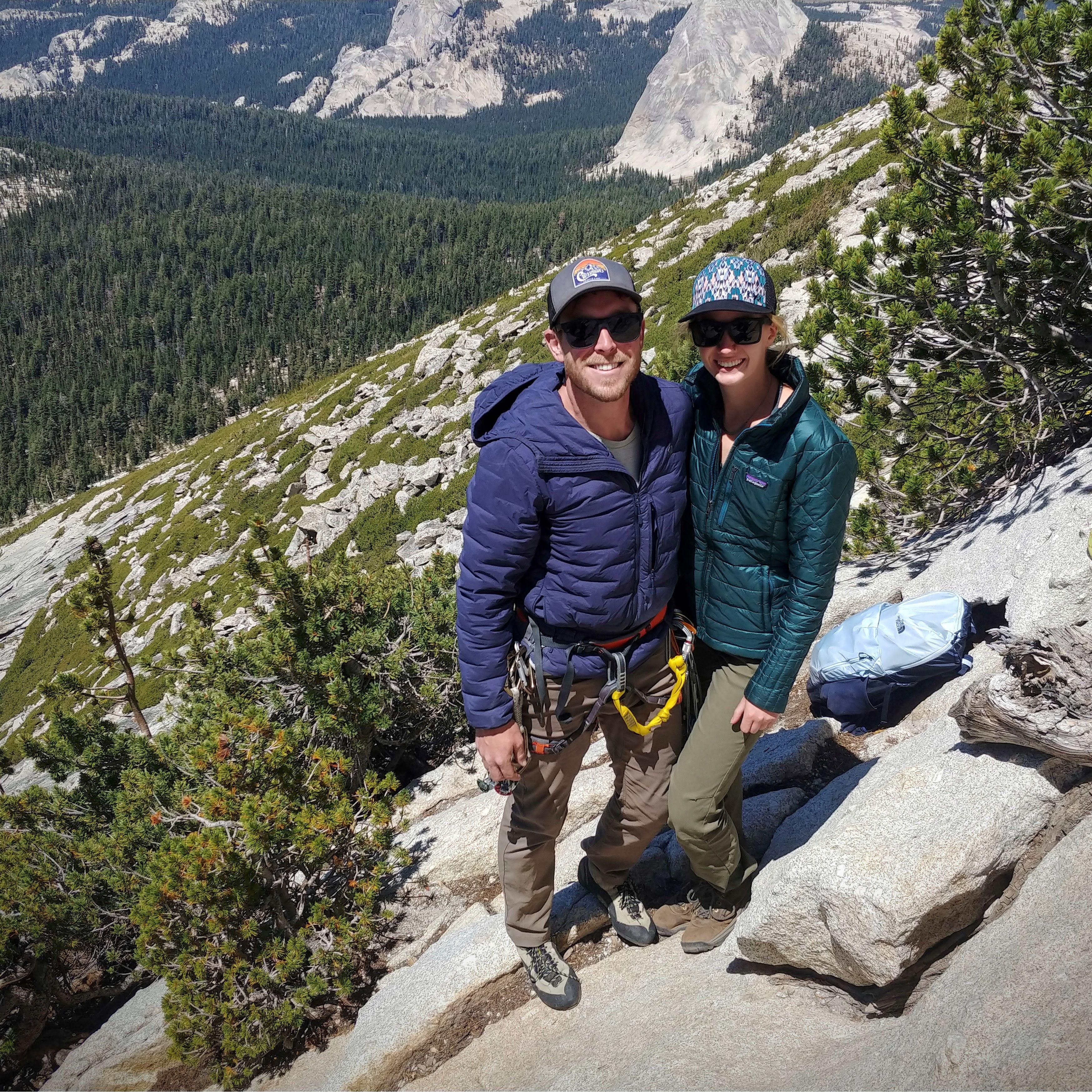 On the climb up to Cathedral Peak in Yosemite National Park