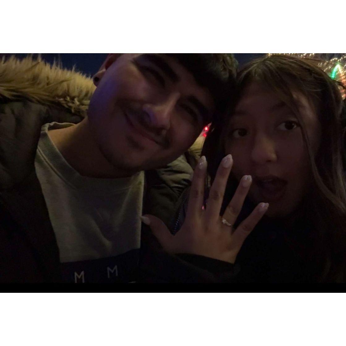 We got engaged!