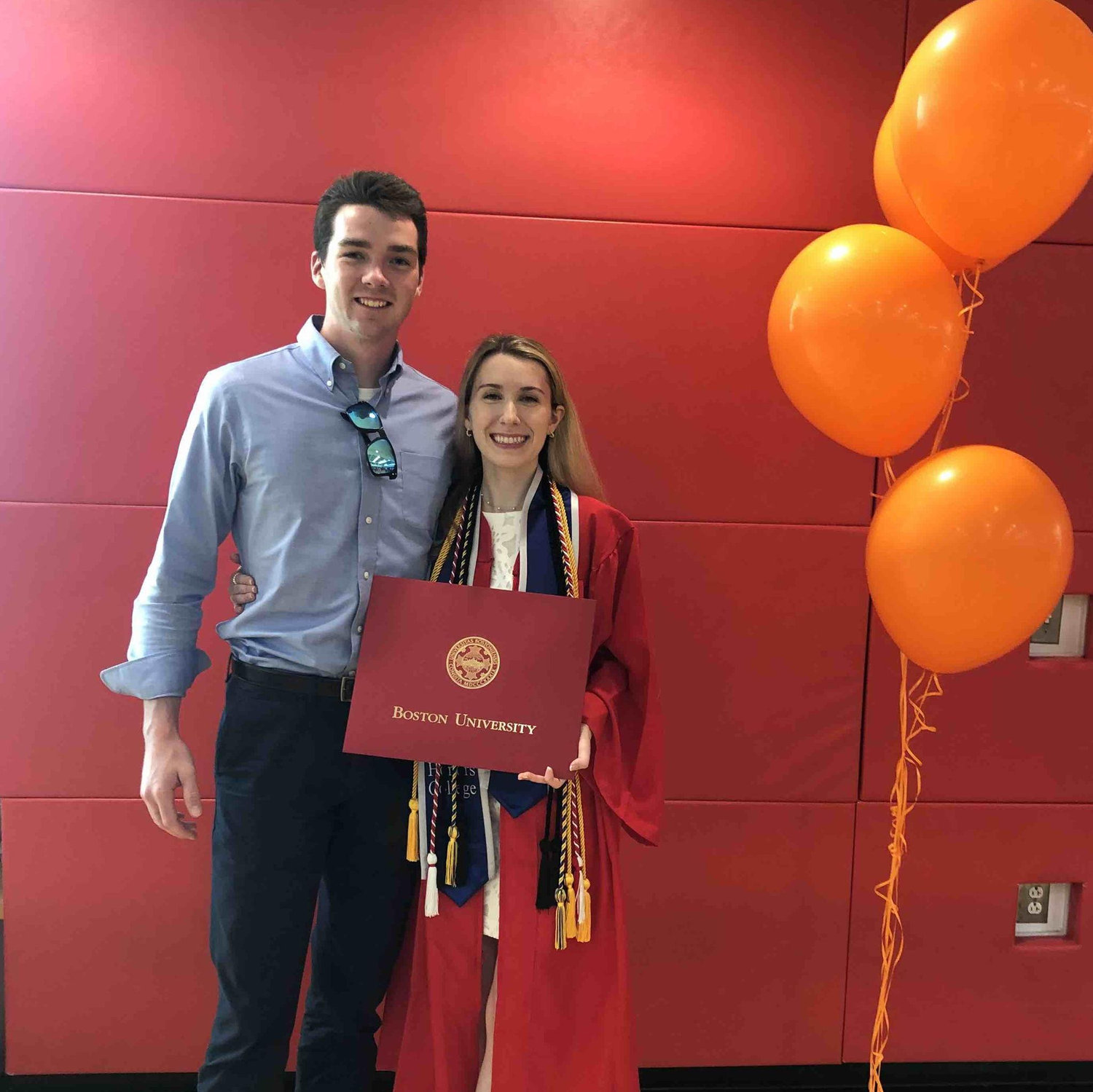 May 2022: Caitlyn graduates from BU!