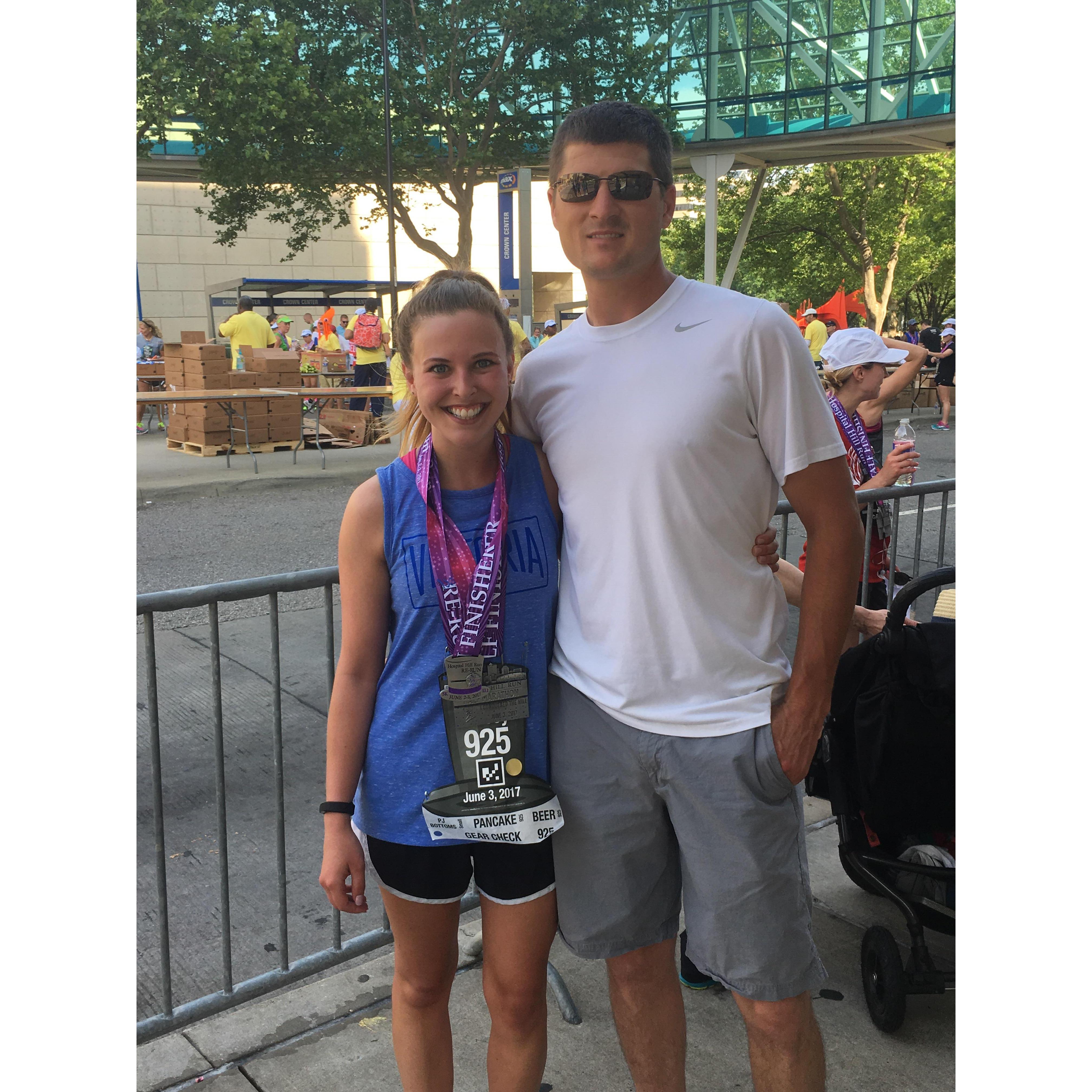 Kelsey's third half marathon