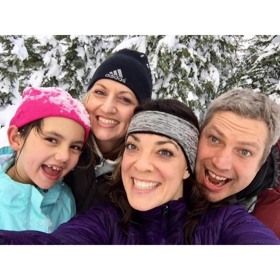 Snowy adventures with the McMahons.
