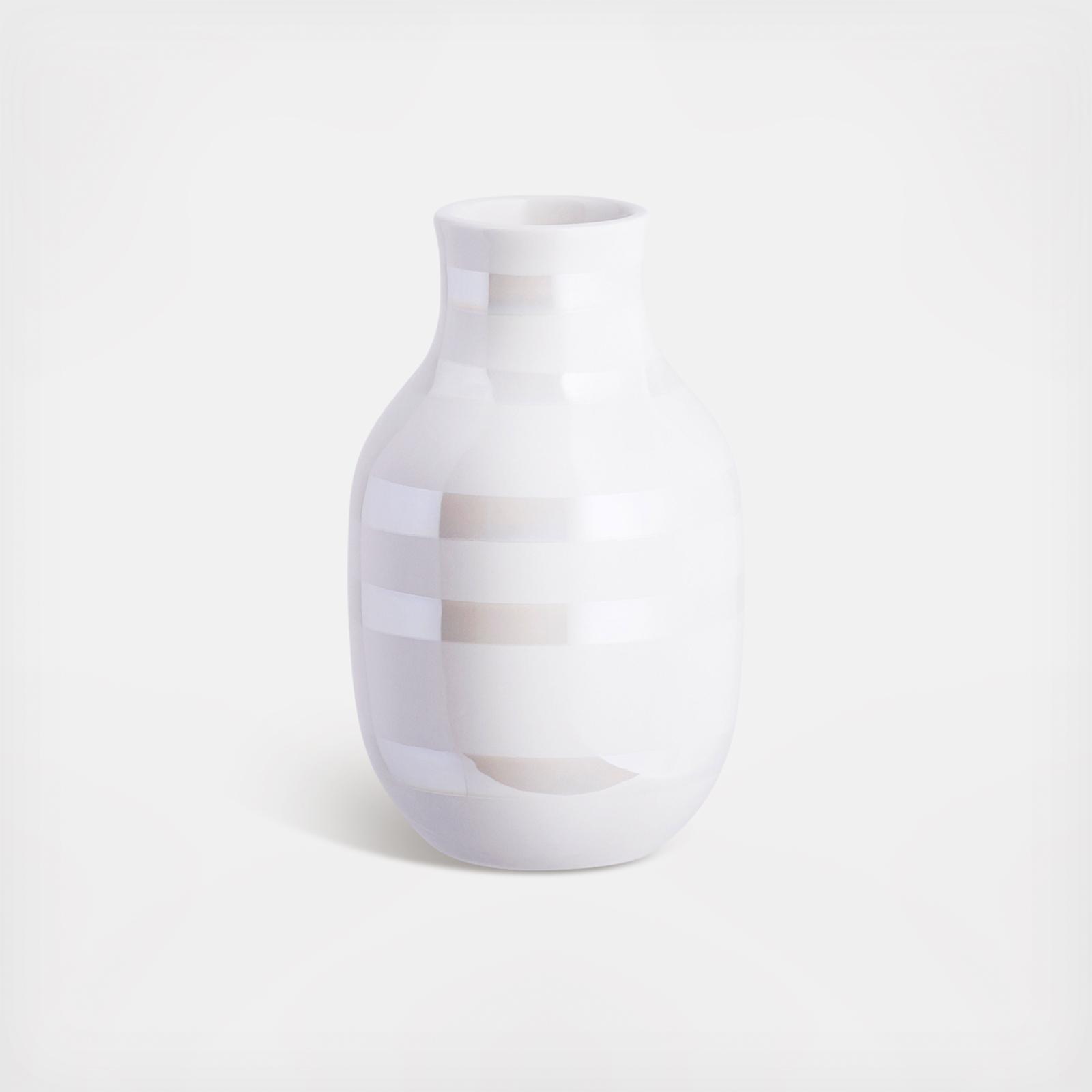 Kähler Omaggio Vase, Mother Of Pearl