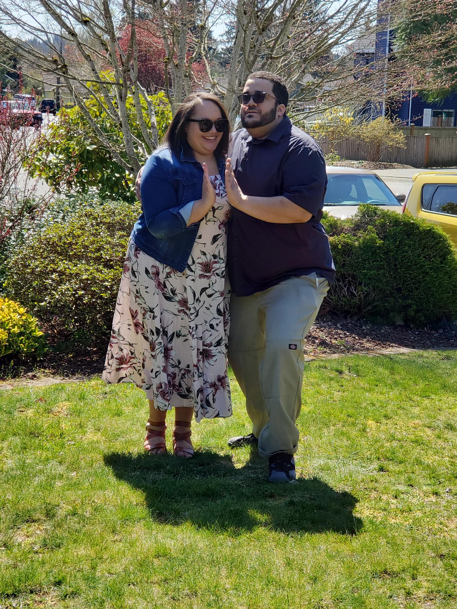 A lawn visit during Easter with The Lanier’s.