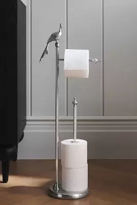 Ida Peacock Standing Toilet Paper Holder