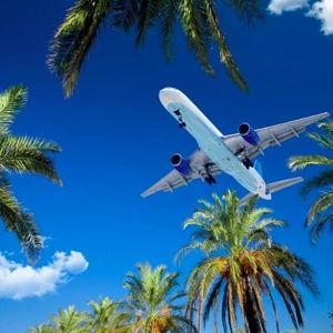 2 flights to Antigua