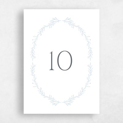 Dusty Rose, Pink Wedding Table Number - Kently