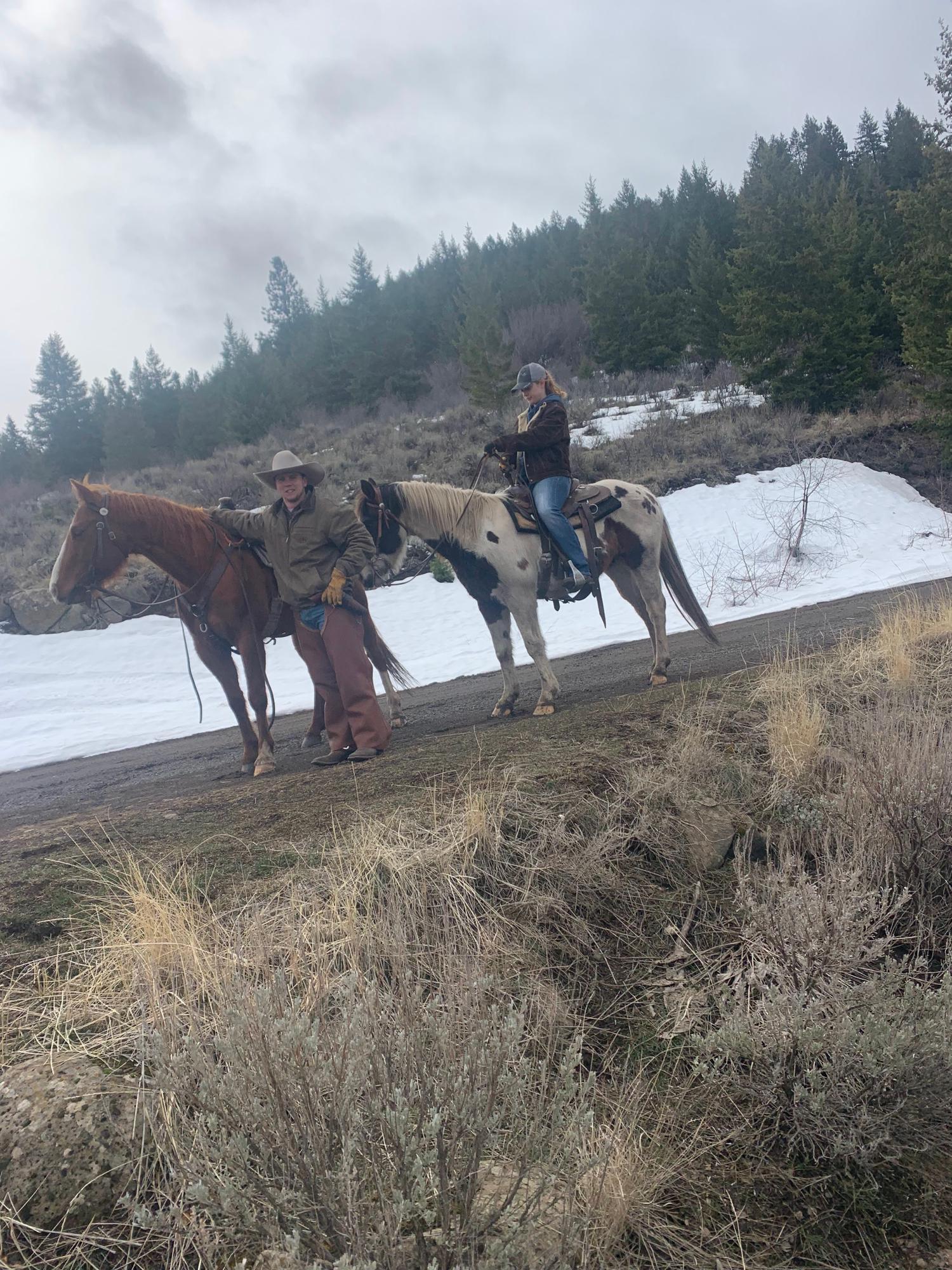 Out riding in early spring of 2022