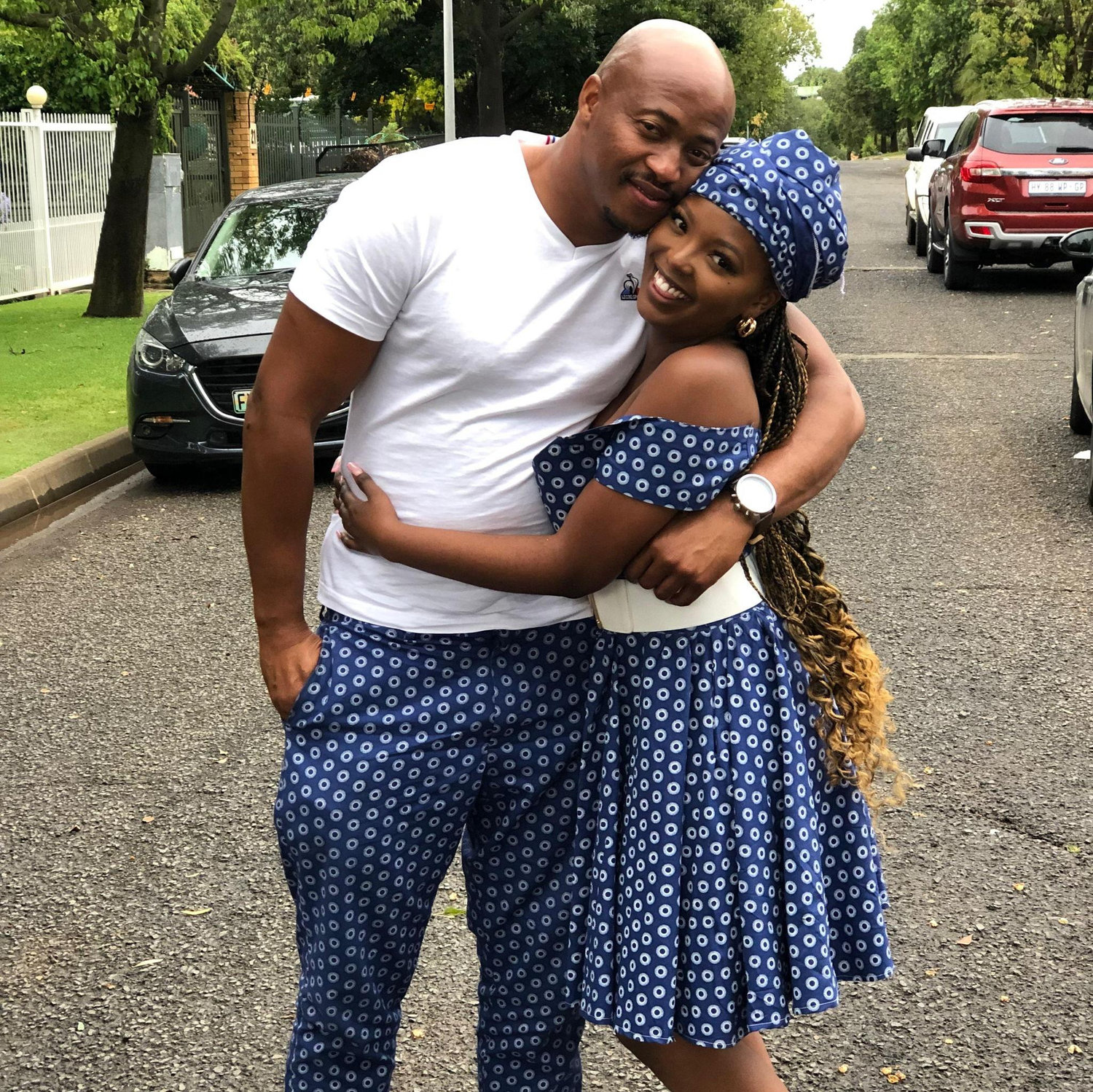 Everyone thought we're getting married on this day. This was Boipelo's thanksgiving