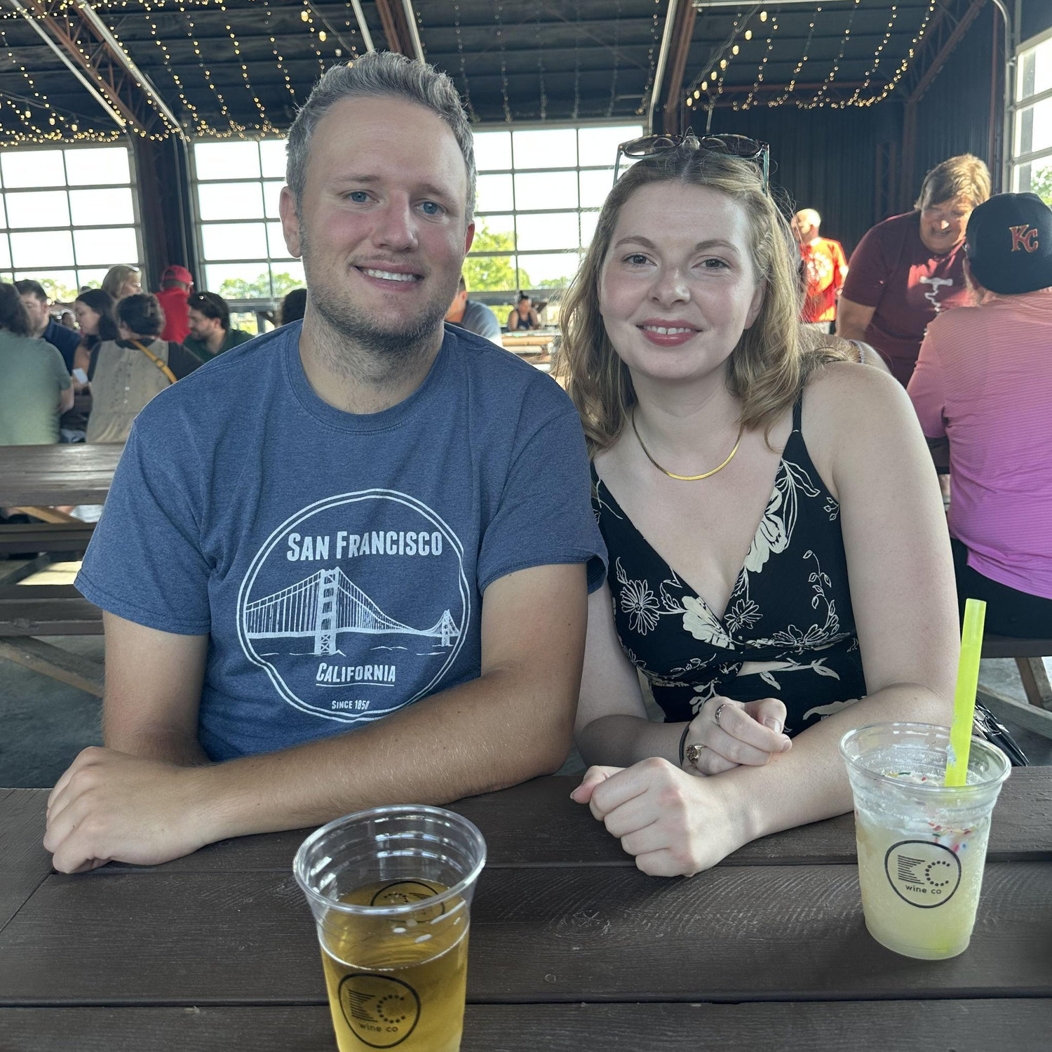 Friday night at KC Wine Co. - a favorite spot!