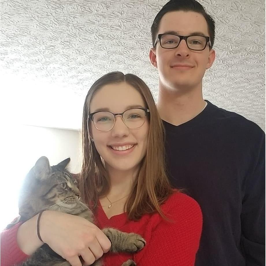 Christmas 2019, with the recent addition to the family, Rocket!