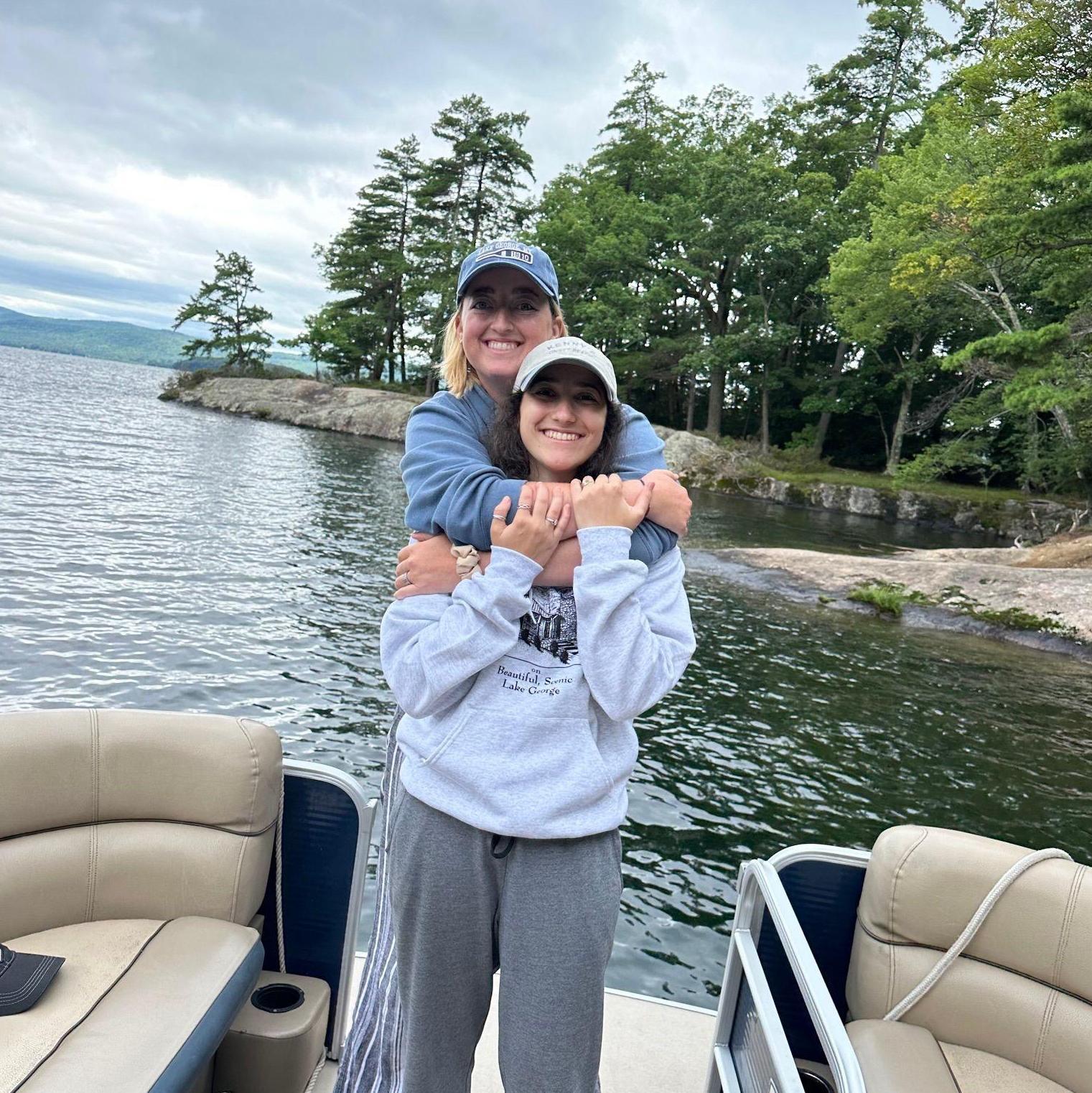 Getting engaged in Lake George!