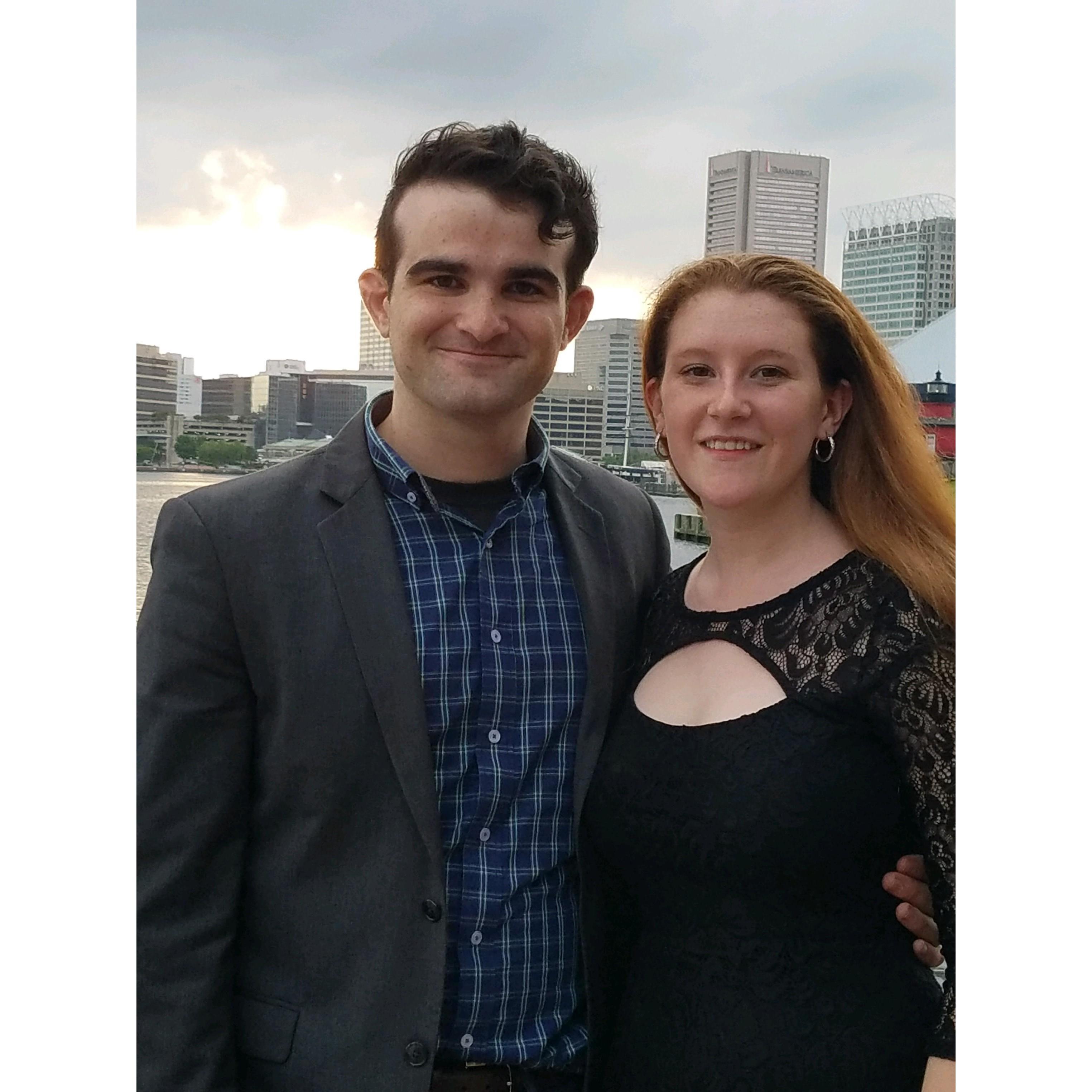 Our one year anniversary in Baltimore