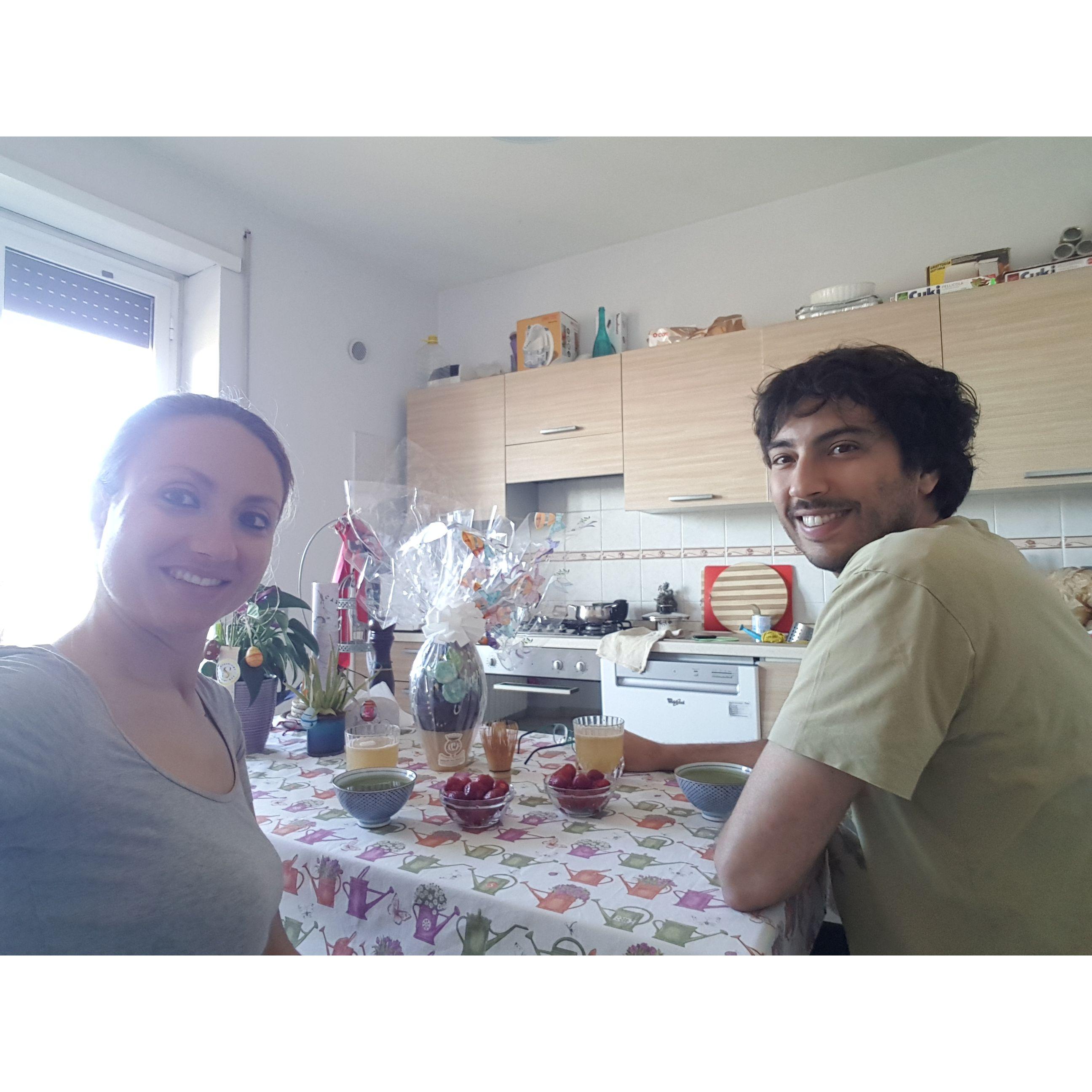 Colazione di Pasqua nella nostra amata casa di Roma / Easter breakfast in our beloved home in Rome - 2021