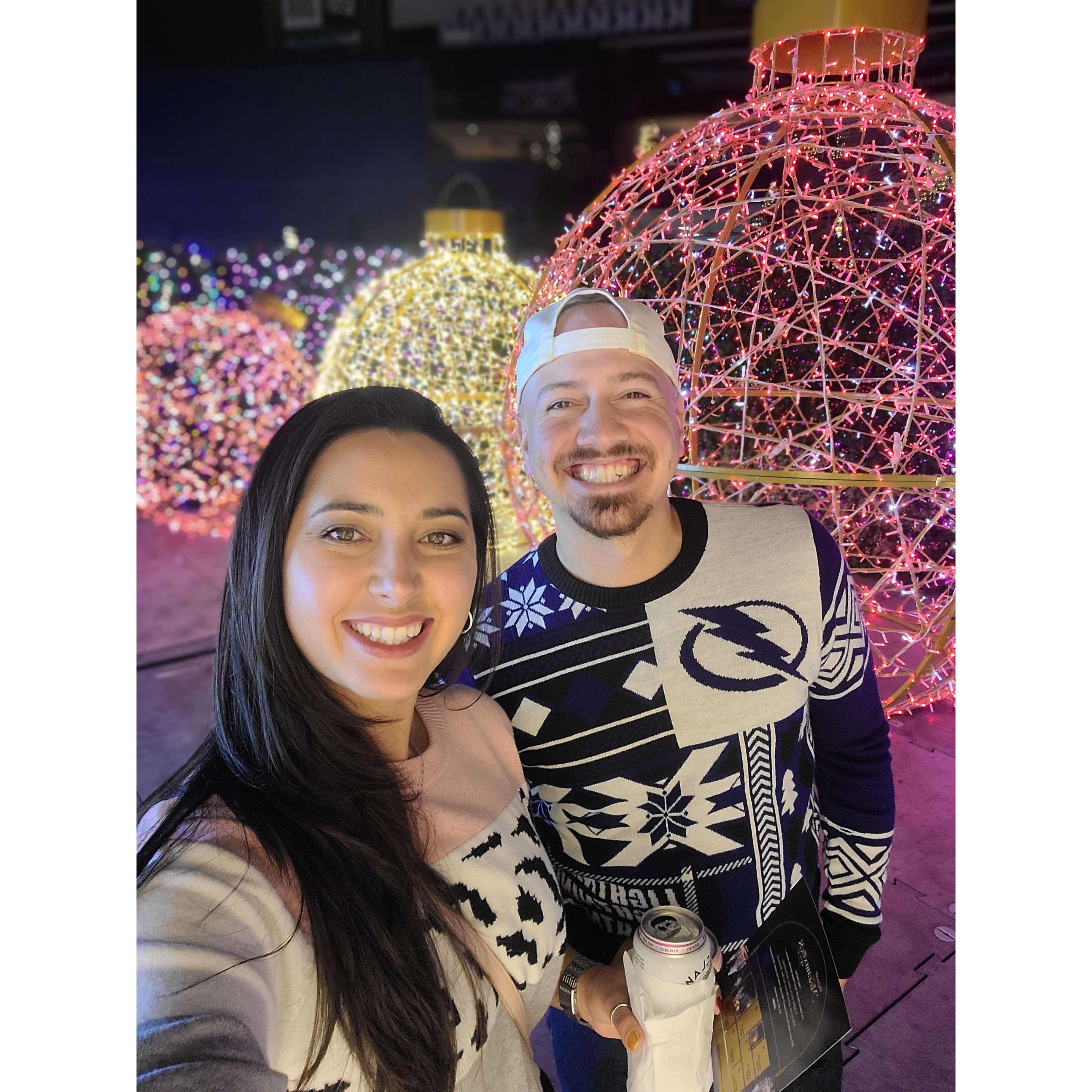 To celebrating Christmas by ourselves...