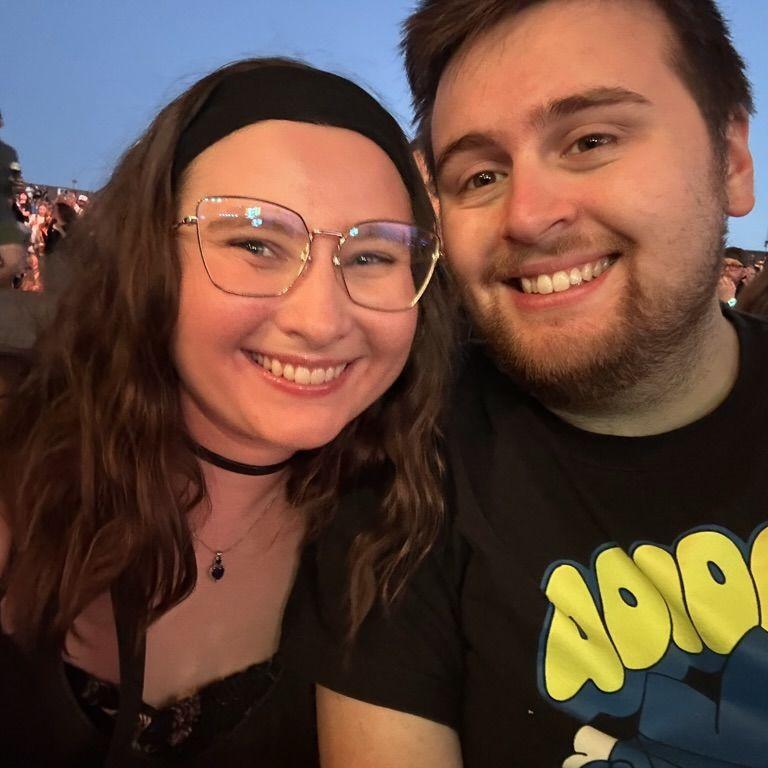 At a glass animals concert