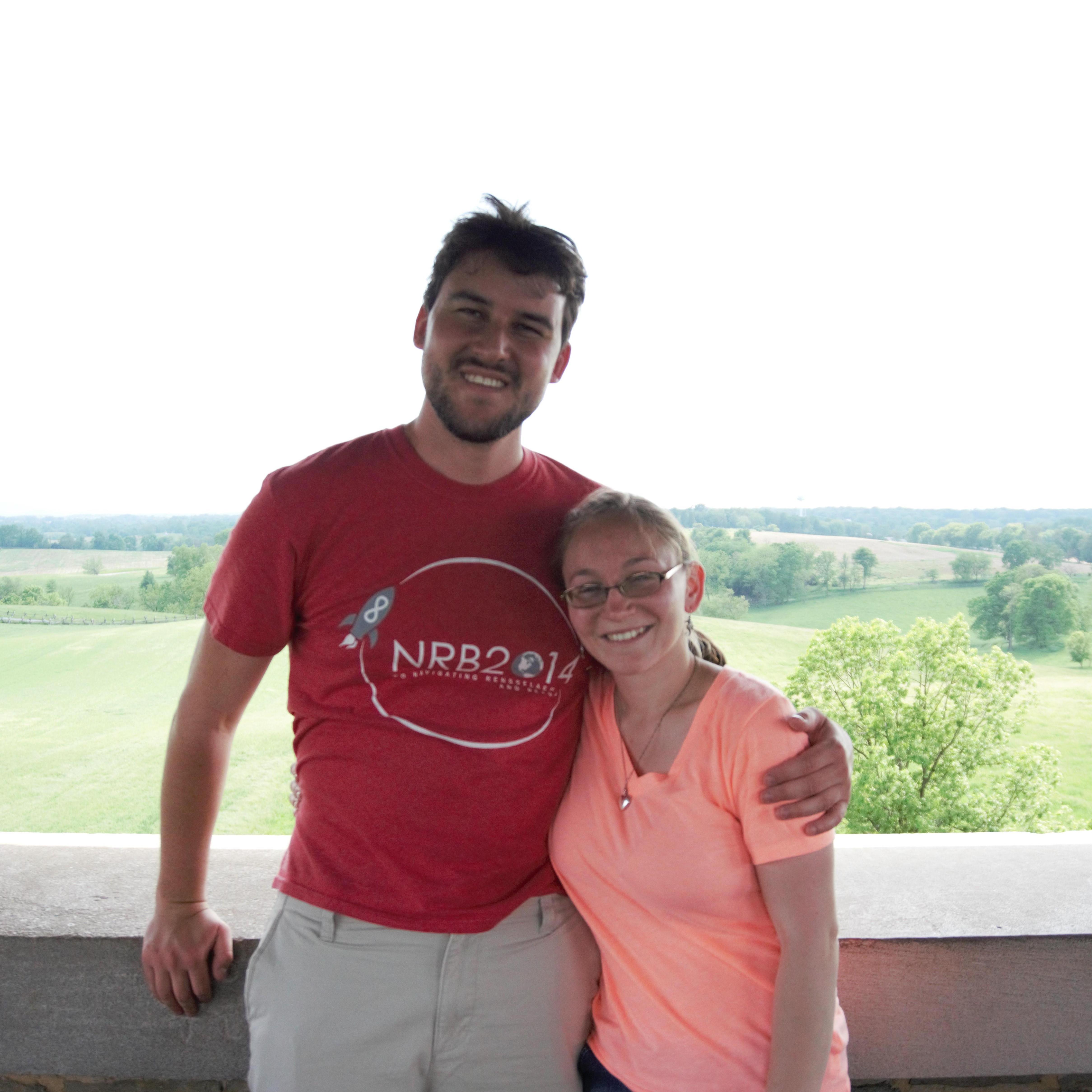 Here we are at the Antietam Battlefield later during that same trip!