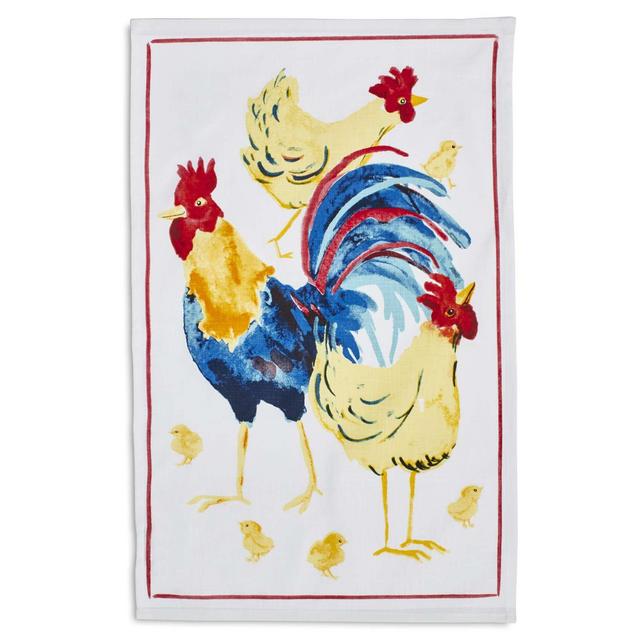 Rooster Kitchen Towel, 28" x 18"