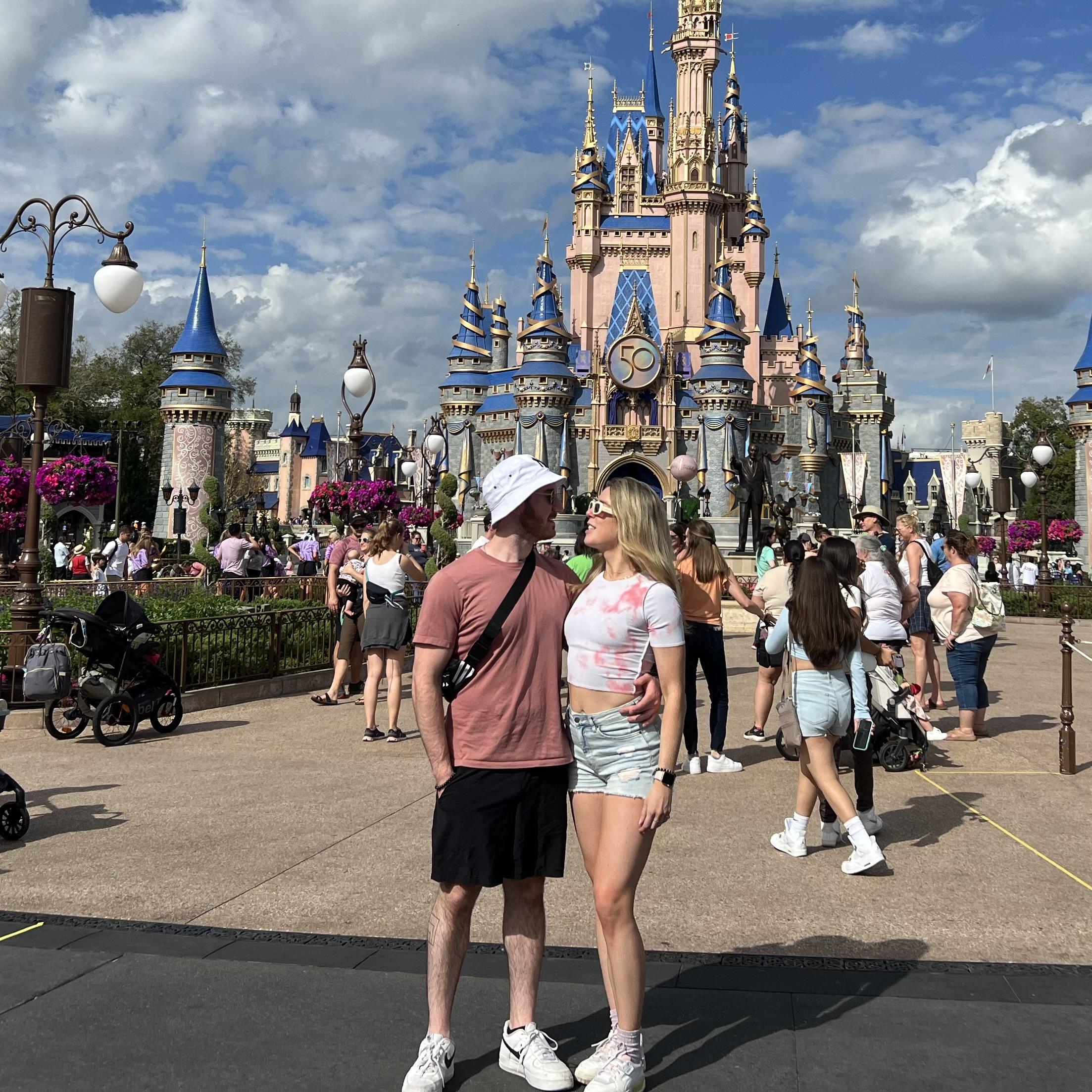 Our first time in Disney together, February 2023.