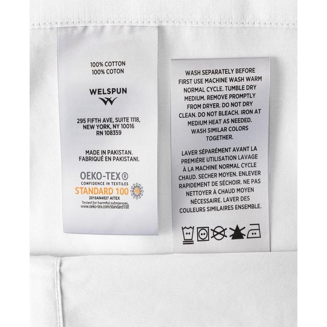 The Welhome Premium Cotton Sateen King Sheet Set