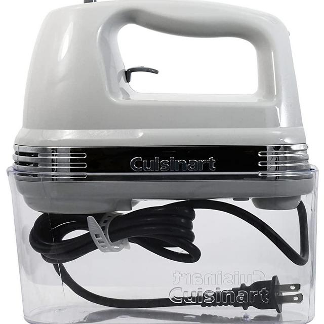 Cuisinart HM-90SCGR Power Advantage Plus 9-Speed Handheld Mixer with Storage Case, Cool Grey