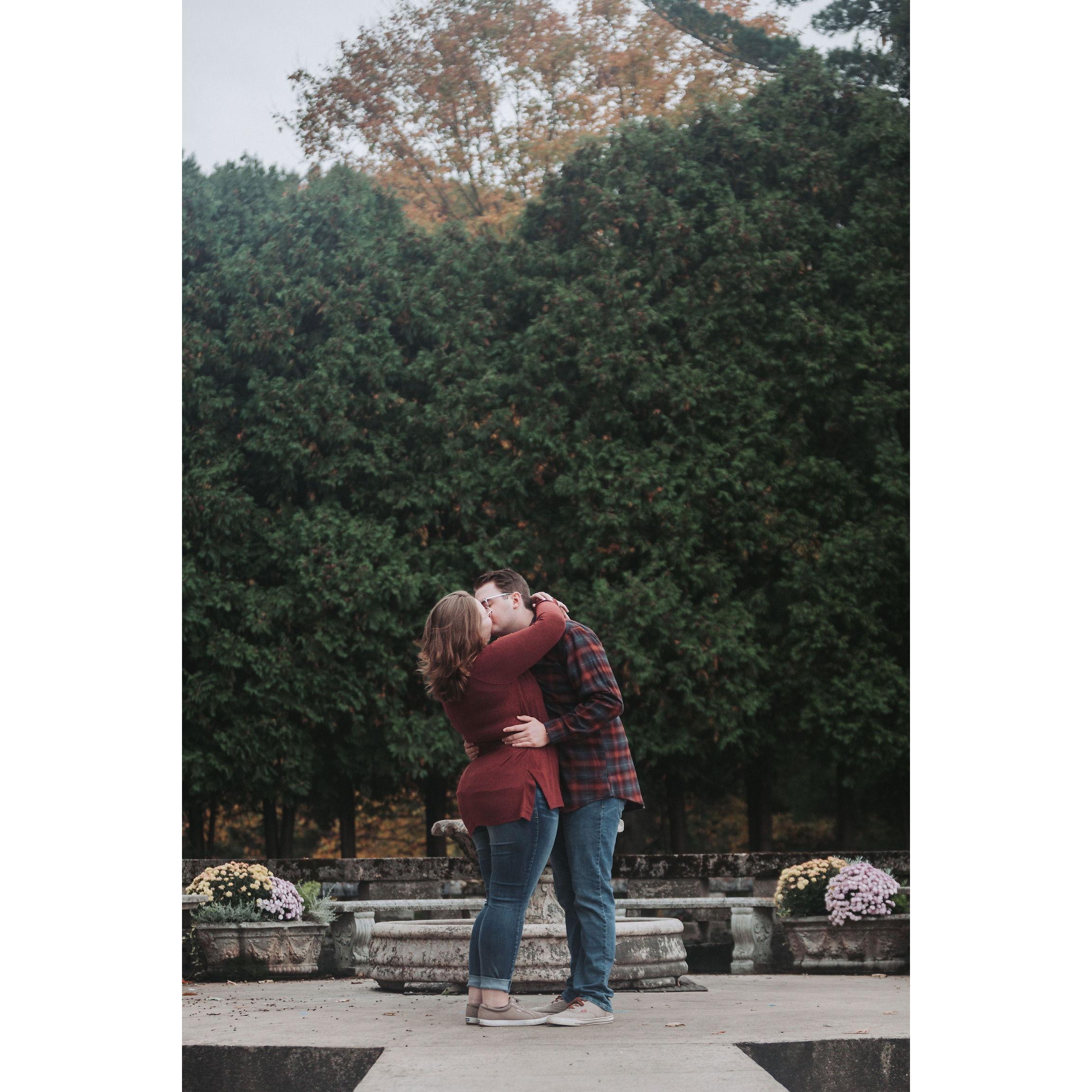 Our first professional pictures taken together.