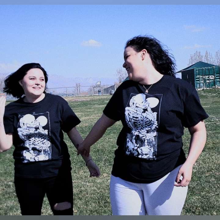 Our first photoshoot with matching shirts and everything.