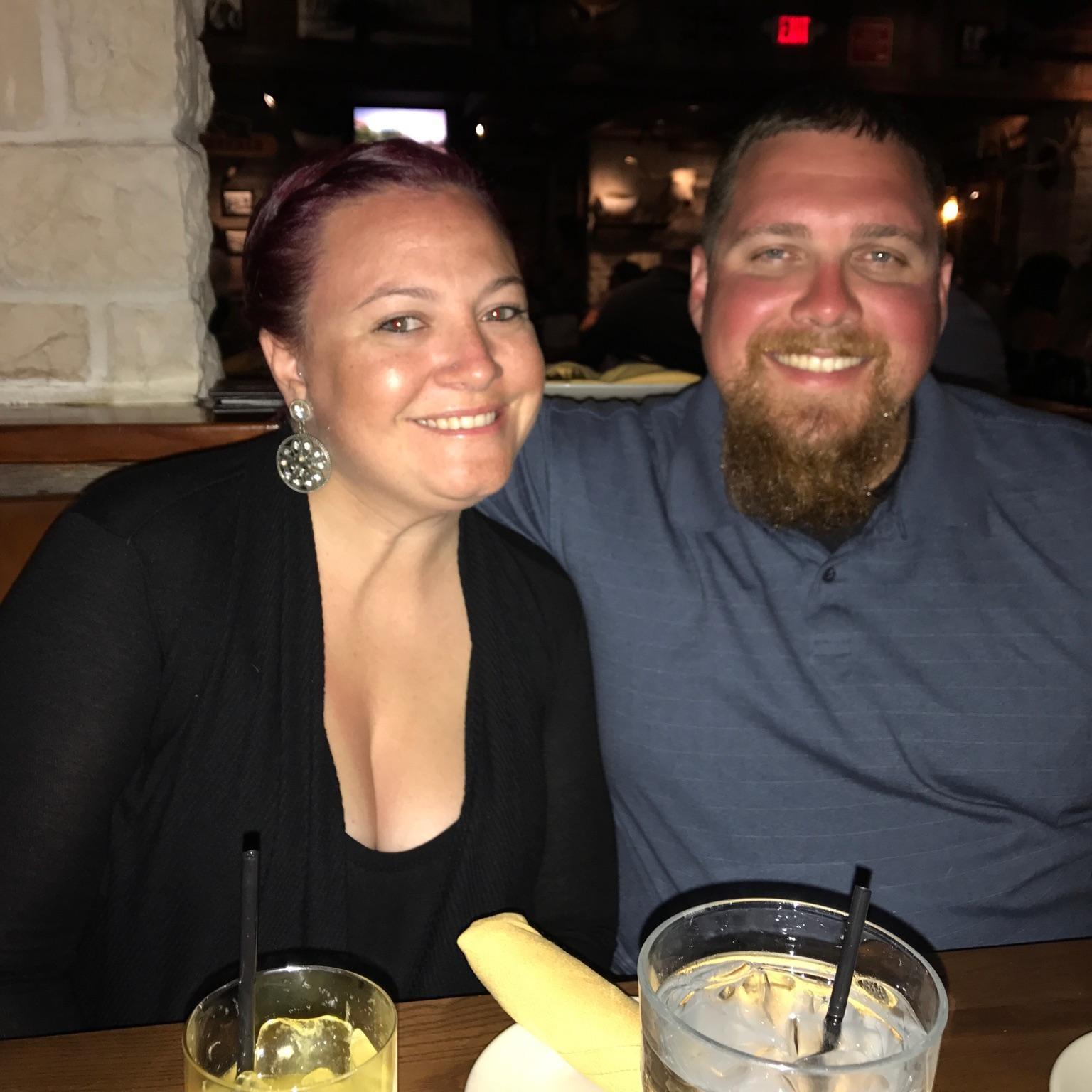 Oh we were so sunburnt! Dinner out after a day on jet skis in Laughlin