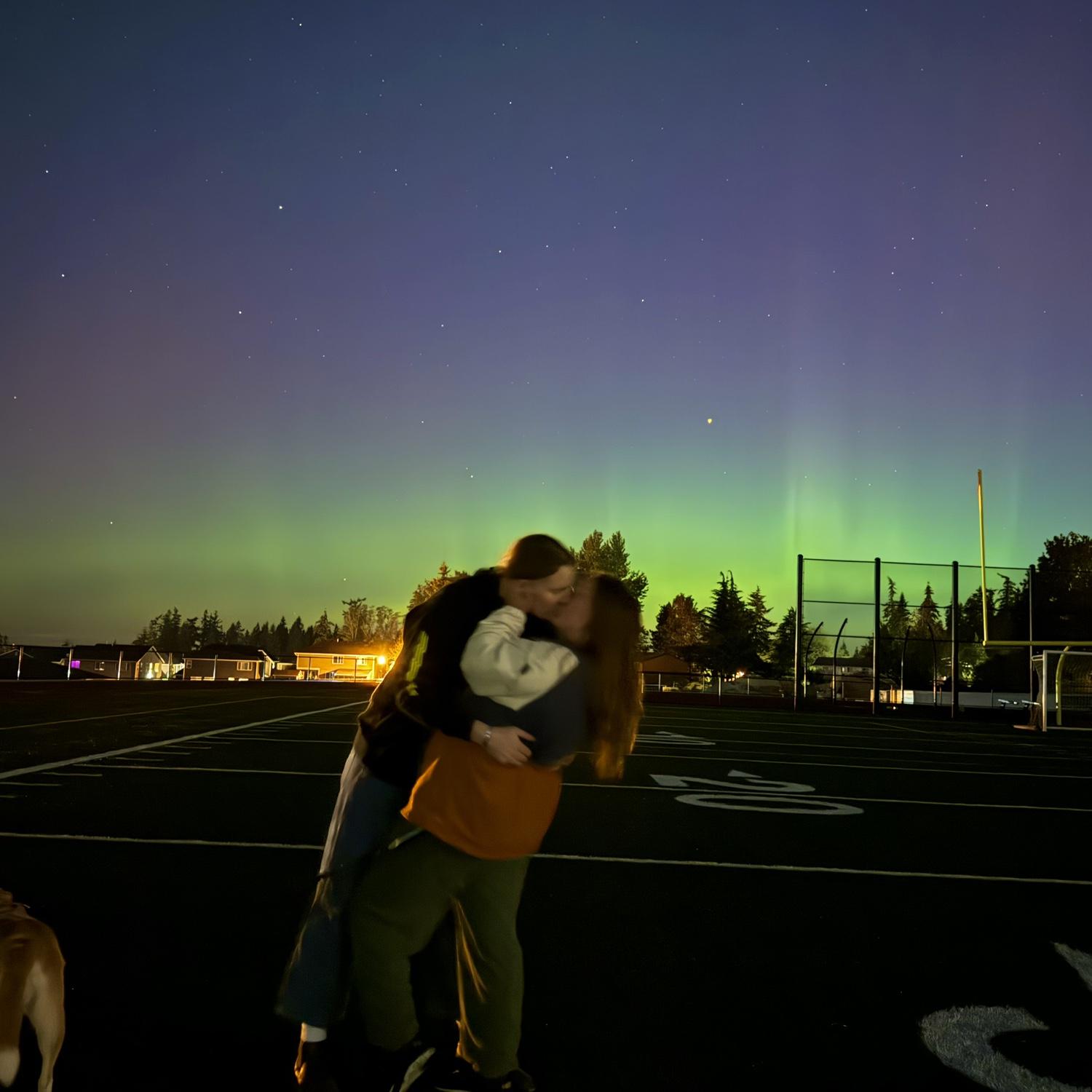 Our first northern lights adventure together!
