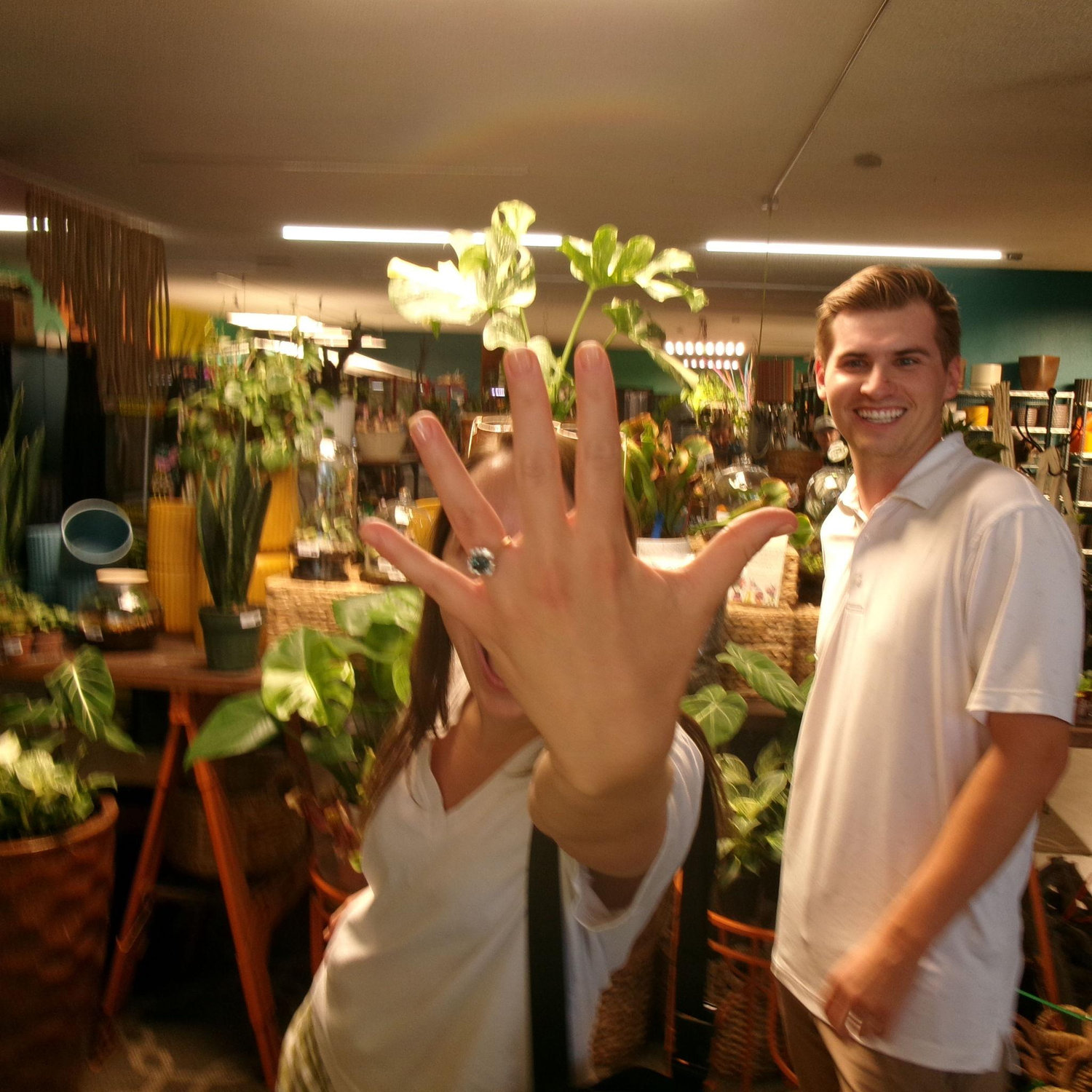 Engagement at JungleBox in Phoenix, AZ