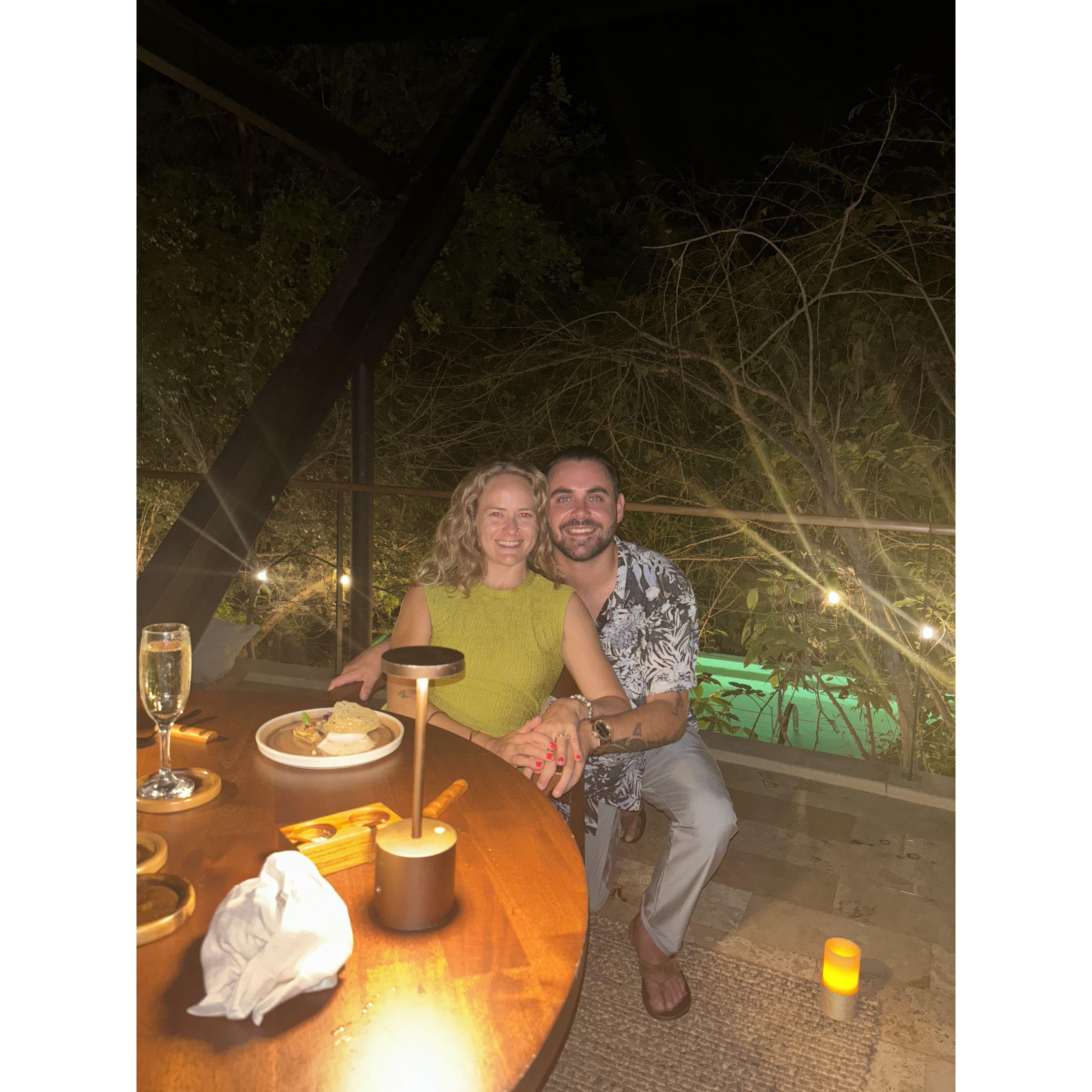 Engagement Dinner in Costa Rica 2024
