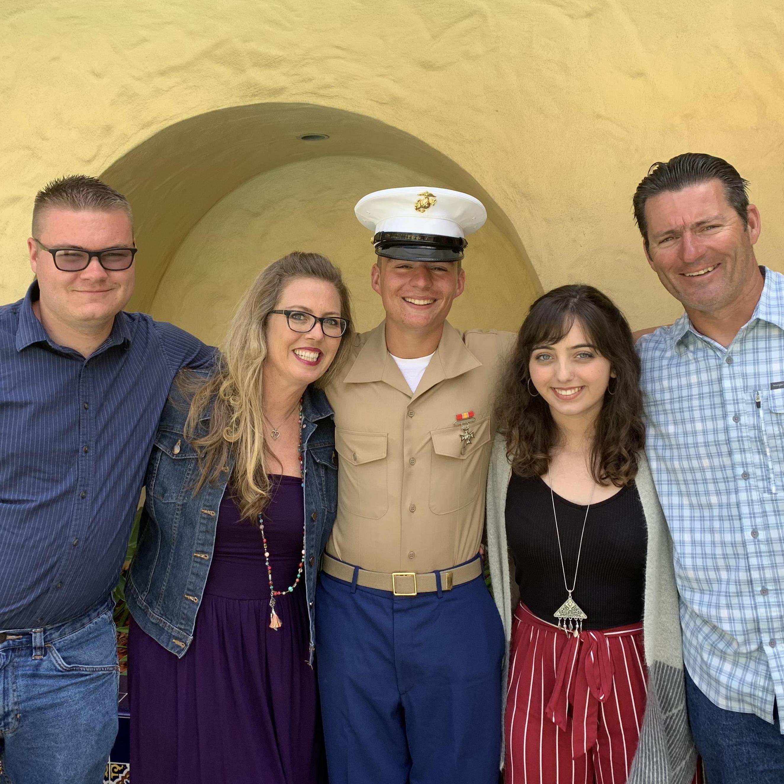 This picture depicts so much... how much our children have grown in the time we have been together has amazed us both - April of 2019