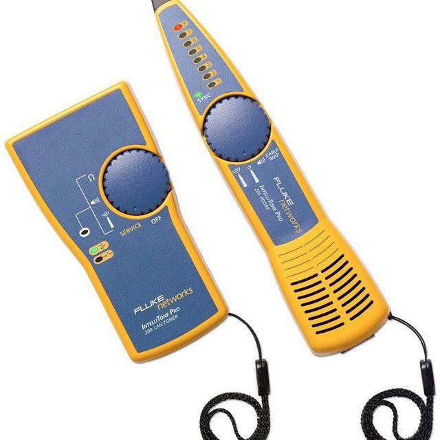 Fluke Networks IntelliTone Pro 200 Toner and Probe Kit (MT-8200-60-KIT), IntelliTone Probe and Toner Kit
