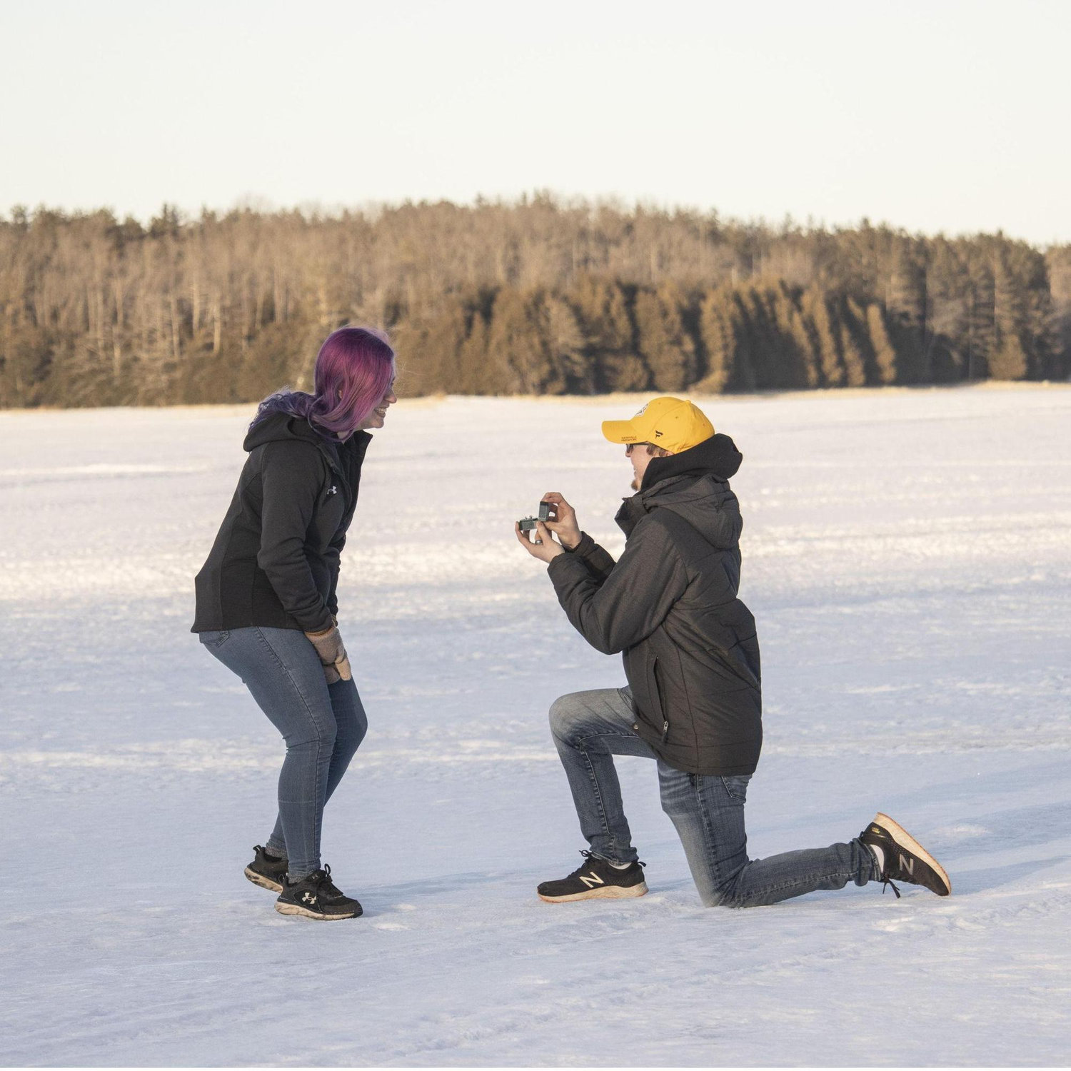 She said "Yes"!