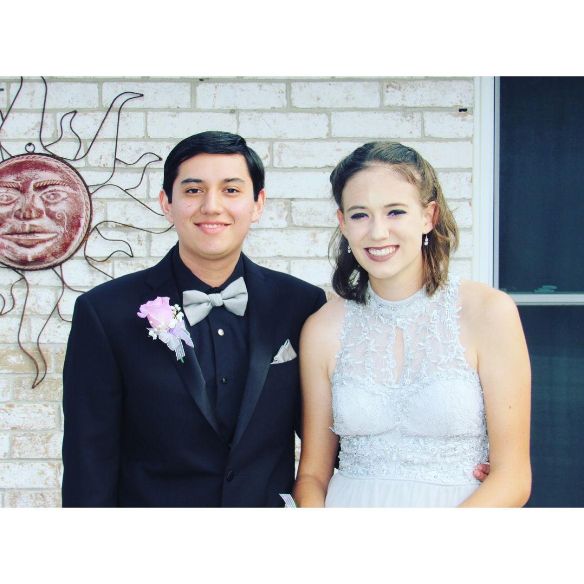 Coleen and Jaykob at Prom, May 2017
