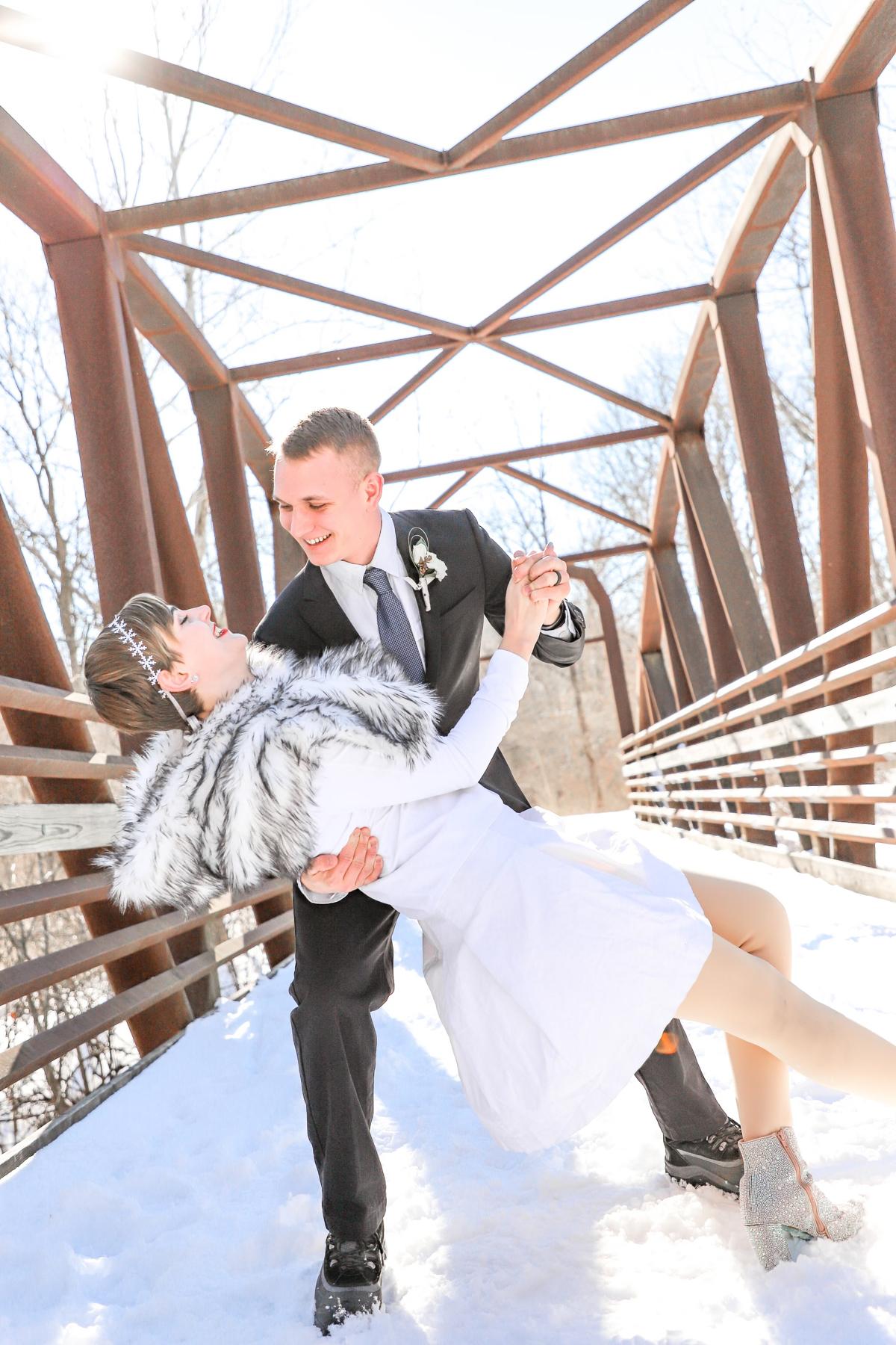 Our Elopement Wedding Photoshoot on 02.18.22 in Columbia, MO
Picture by: Allison Davis