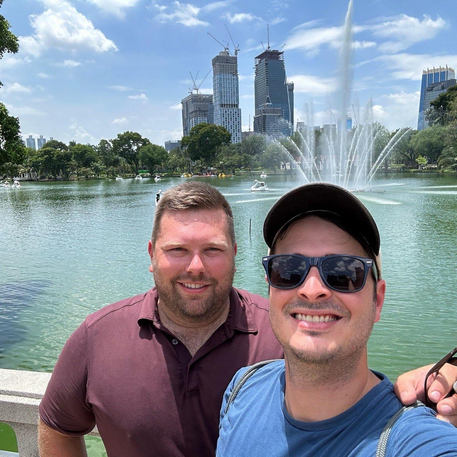 Bangkok is an amazing city. I found out about a park that has a bunch of monitor lizards and I demanded that Matthew go with me to see the park with the monitor lizards.