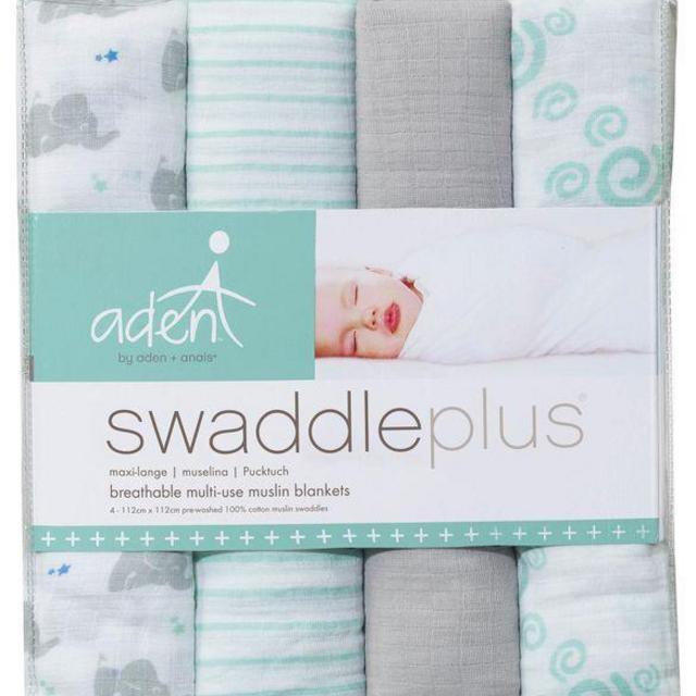 Aden By Aden + Anais Swaddle Plus 4 Pack