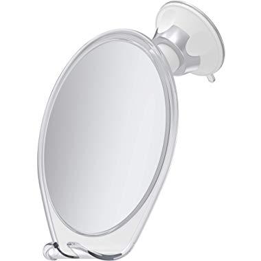HoneyBull Shower Mirror for Shaving Fogless with Suction, Razor Holder & Swivel