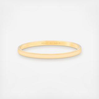 Heart of Gold Idiom Bangle