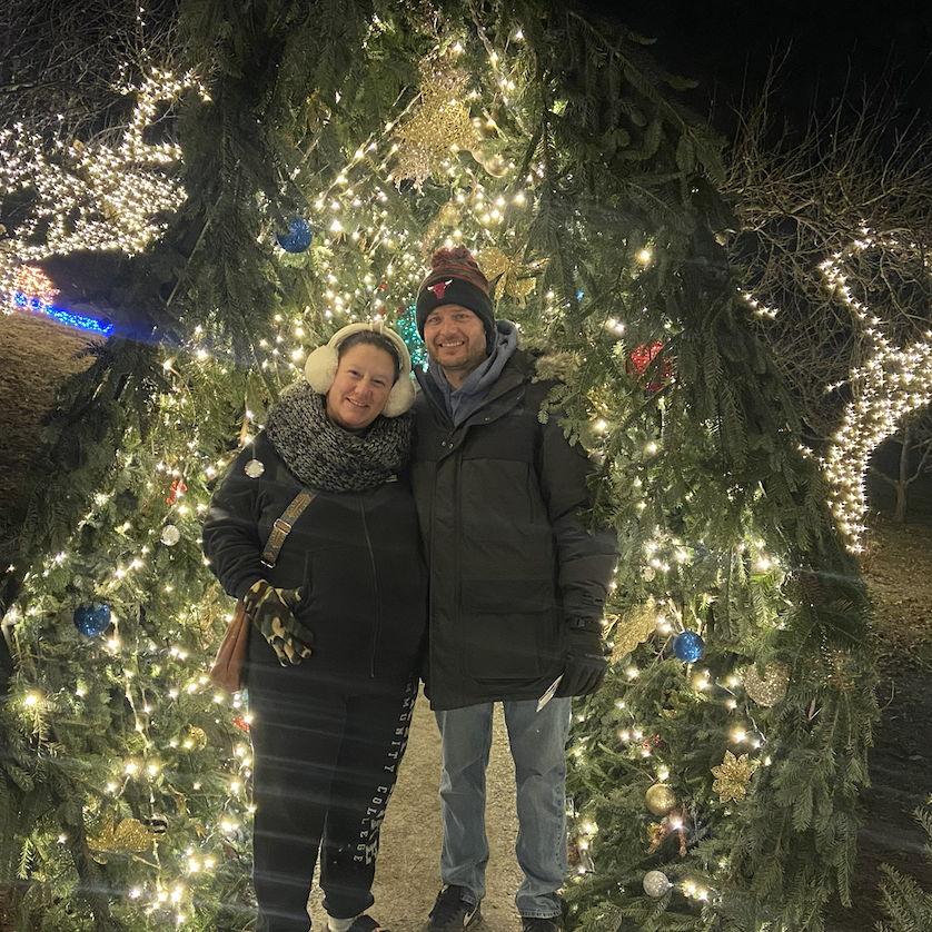 Winter Lights, the night before Molly's arrival