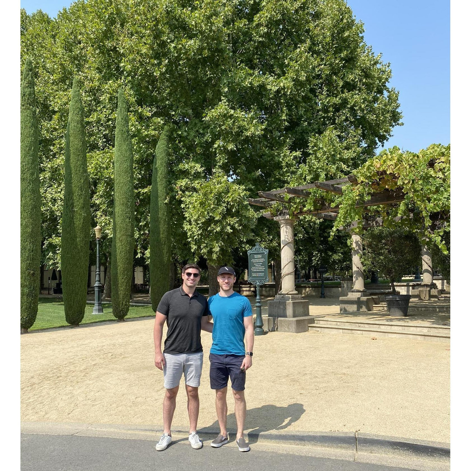 Zack & Dan in Napa.