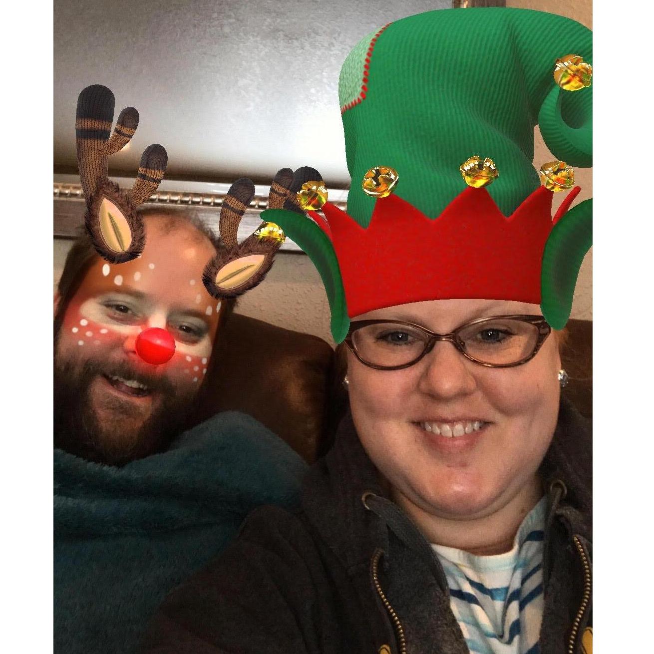 Christmas 2017...just an elf and her reindeer