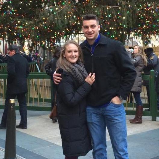 Our first Christmas together, December 2014